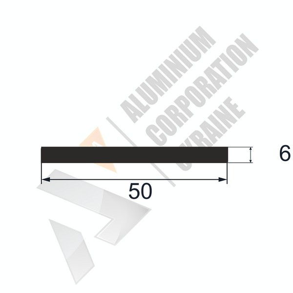 Алюминиевая полоса <br> 50х6 - АН фото